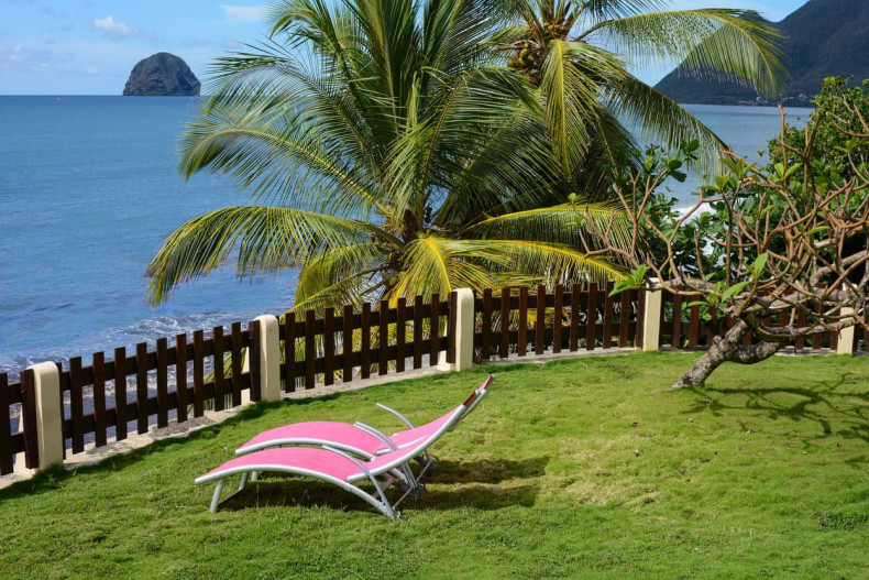 Villa sur la plage du Diamant