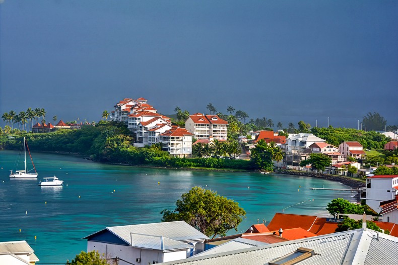 La vue sur l'anse mitan