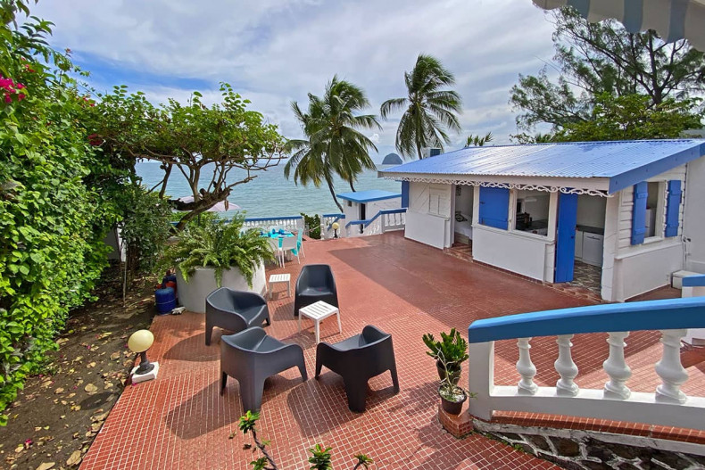 Location villa bord de mer la Caraibe diamant