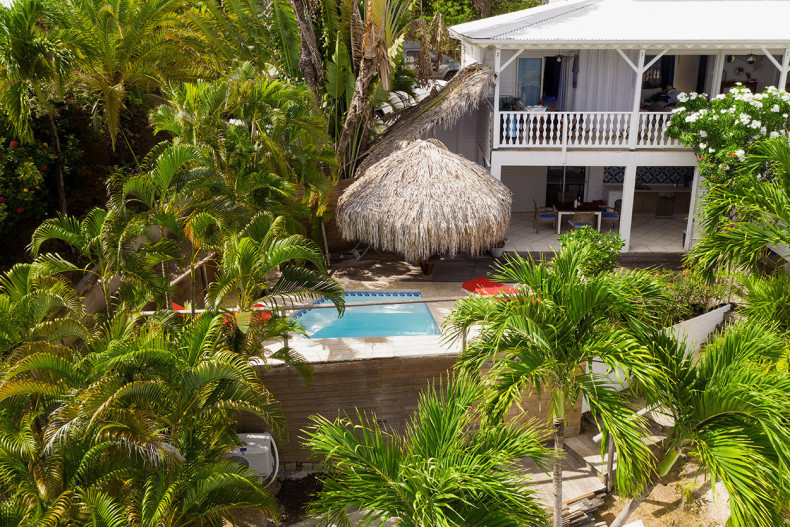 Location de luxe tartane vue turquoise