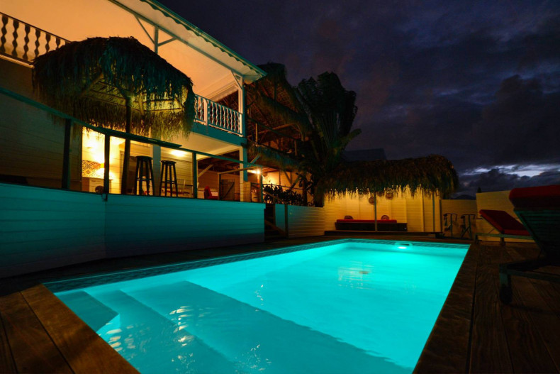 Vue turquoise location de luxe pour 2 personnes en martinique