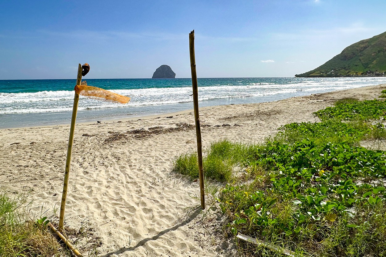 Les PORTES du DIAMANT location bas de villa sur la plage Martinique - La nouvelle porte du Diamant