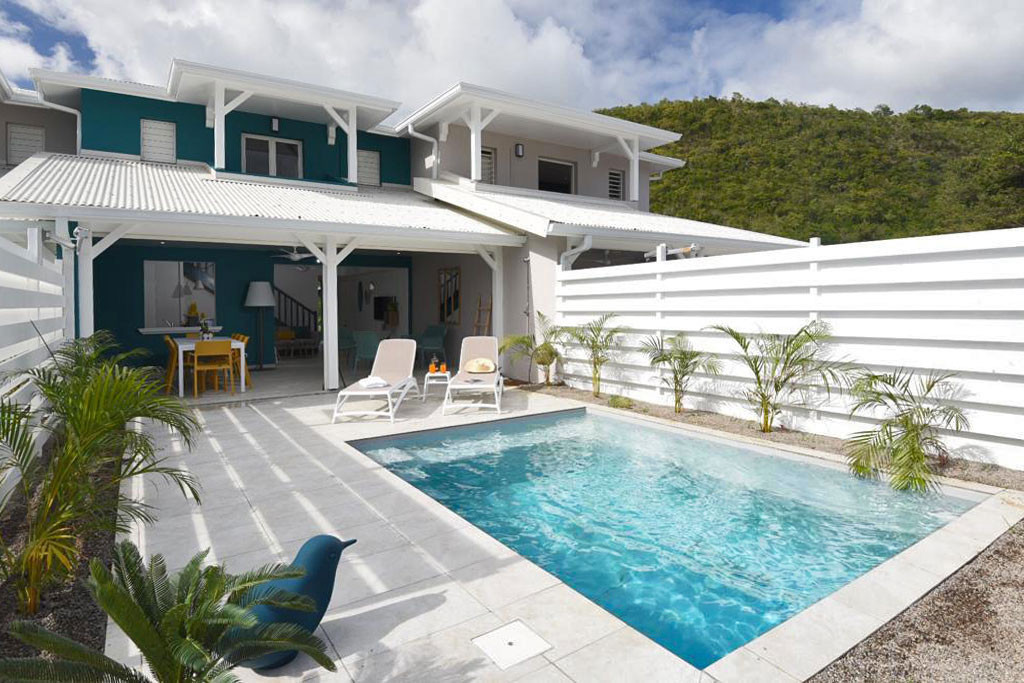 Rock & Diam's II location Martinique villa plage du Diamant piscine - 