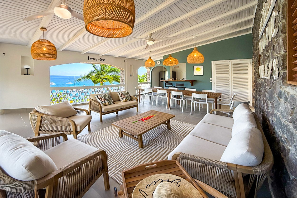 FABULEUSE villa de GRANDE ANSE d'ARLET Location Martinique 7 chambres 17 personnes - Bienvenue à la Fabuleuse villa