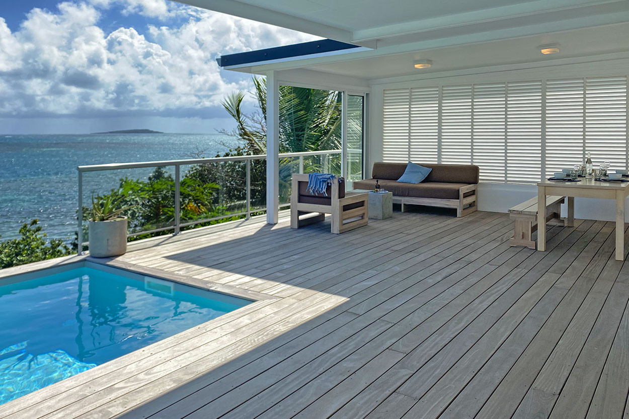 Location villa piscine bord de mer Martinique