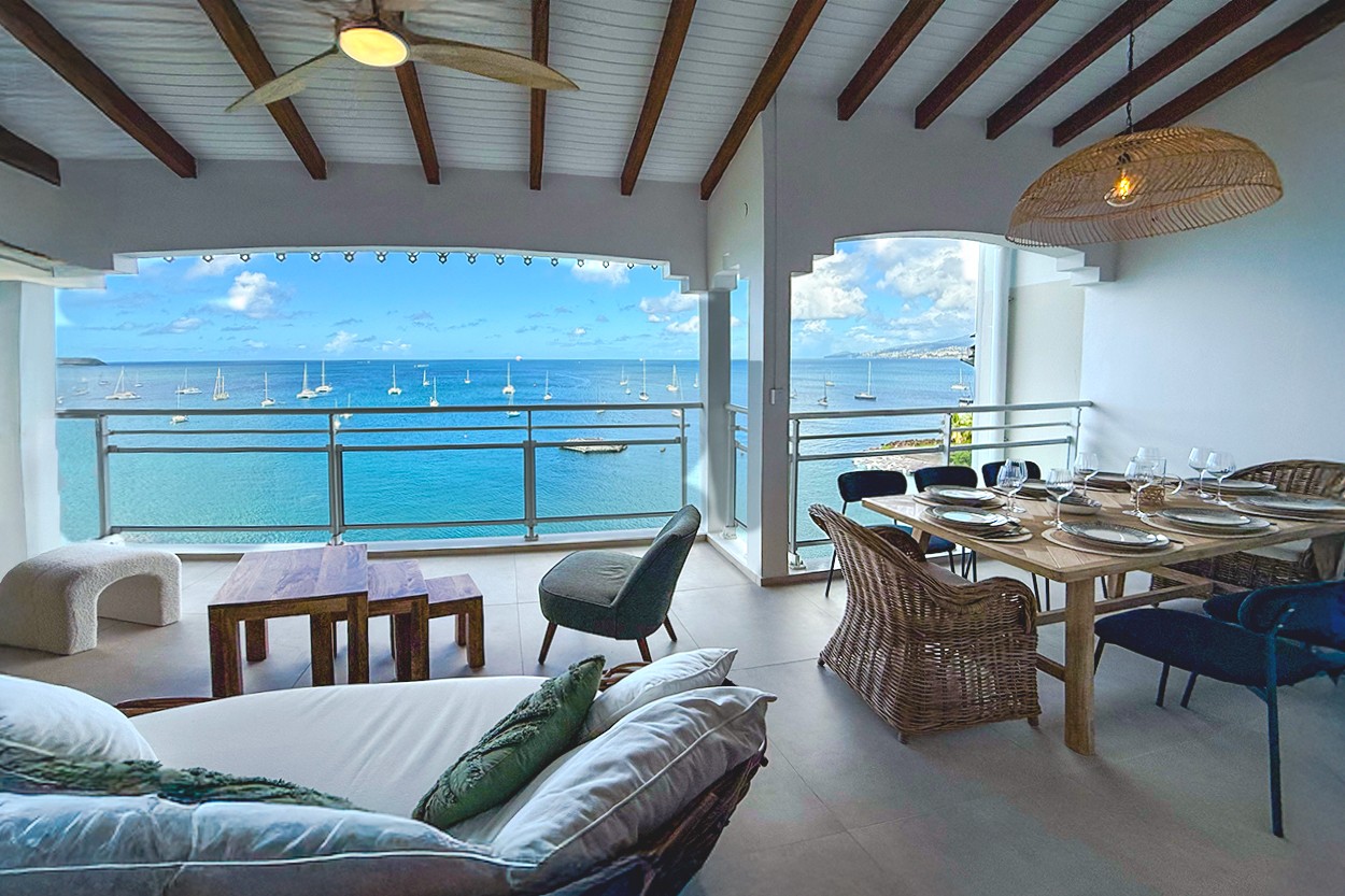 Sublime location Trois Ilets Martinique sur la mer - 