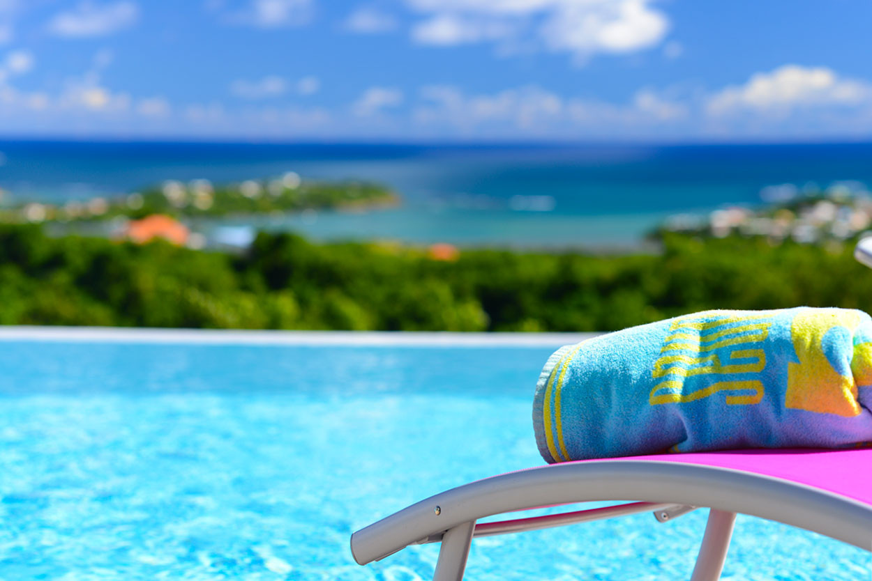 Sublime villa Martinique vue mer piscine