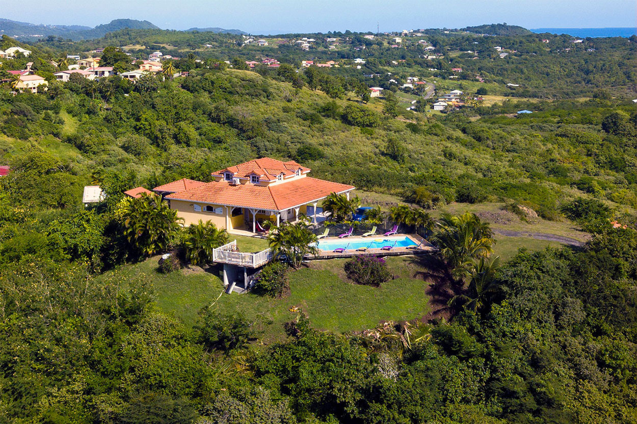 Location villa classée en Martinique Anne Anne 4 chambres