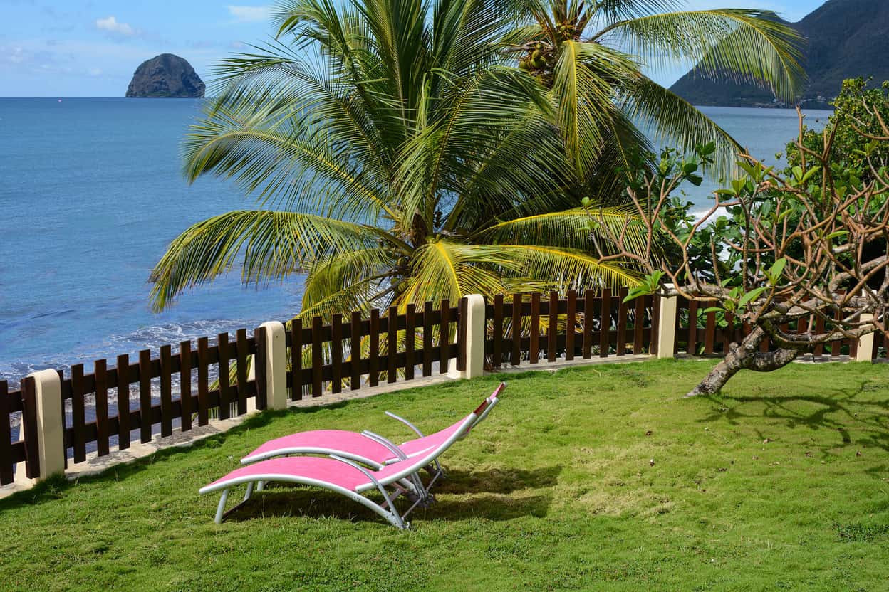 VILLA SUR LA MER le Diamant location Martinique 5 chambres - Villa sur la plage du Diamant