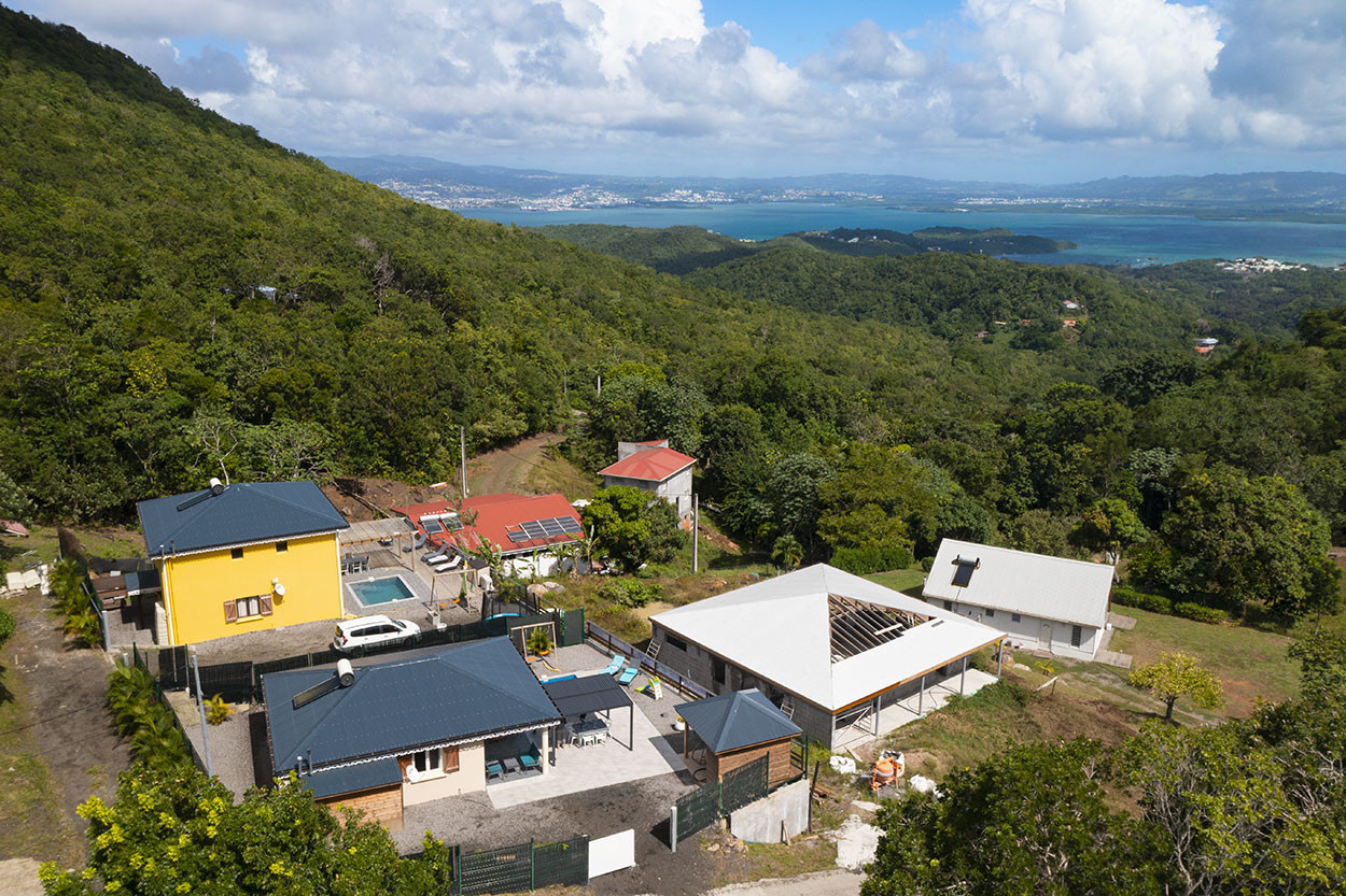 Petite maison sur les hauteurs des 3 ilets Martinique