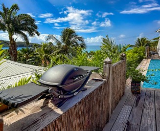 bbq villa de la baie de grande Anse