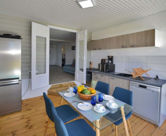 La cuisine sur la terrasse