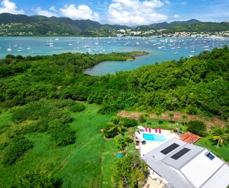 location belle villa sainte-Anne Martinique vue drone