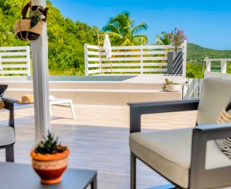 Bungalow sainte Anne salon