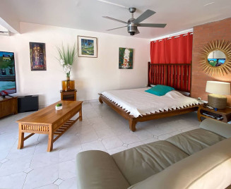 Villa CIEL BLEU Salon TV