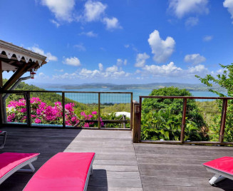 Location villa belle vue mer tartane martinique