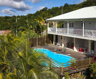 Location studio sud martinique piscine