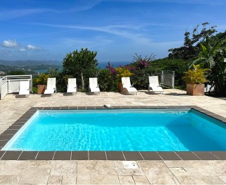 Location -Villa-piscine Martinique papaye Diamant