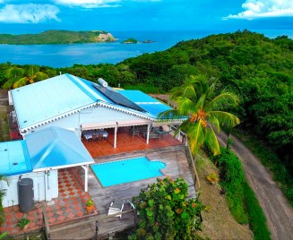 Location villa vue Sauvage Caravelle Martinique