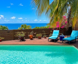 Location avec piscine Anse-d'Arlet Bois Marine 2 chambres
