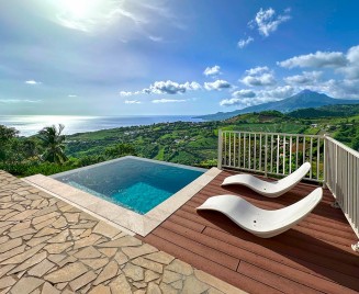 Location villa 2 piscines Martinique