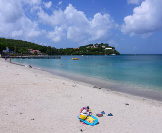 La plage de l'anse Mitan