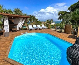 Location villa 6 ch Martinique piscine le vauclin