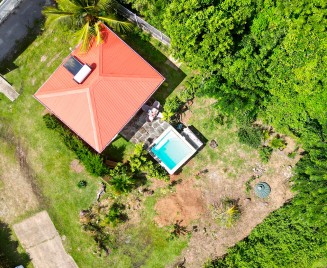 Plan Ti Papa Location bungalow le diamant Martinique