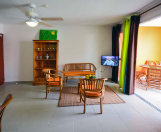 Résidence des iles T3 salon TV