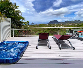 location Superbe villa vue diamant piscine et spa