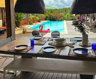 Location villa Paloma Trois Ilets piscine