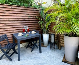 du Jasmin Location Anse Mitan Table terrasse