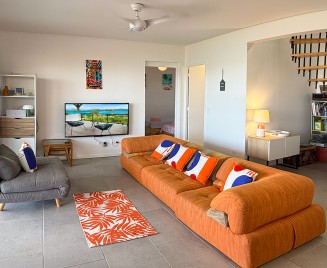 Villa Vues Bleues salon TV