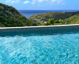 luxe Martinique villa MODERNE vue mer