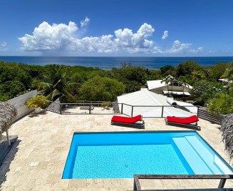 Vue Turquoise Tartane plage des surfeurd