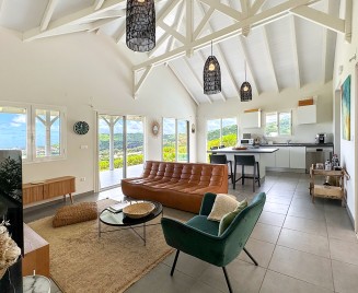 CAÏPI location villa de luxe Martinique le Vauclin salon
