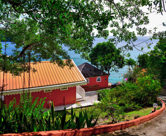 Arrivée à la villa Grand Large vue mer Martinique