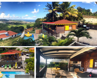 Bungalow le Robet piscine Martinique