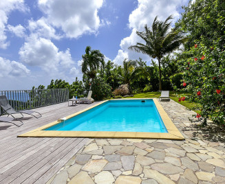 Belle Villa Saine Luce Martinique piscine