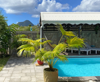 Bleu Citron bas villa Martinique le diamant