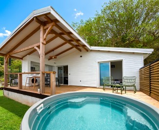 location Bungalow Martinique vues bleues