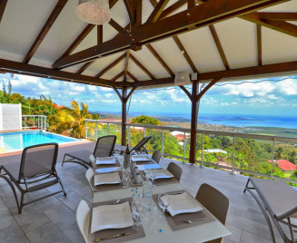 Location villa le vauclin martinique café créole