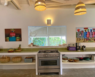 La cuisine Belle Grande villa Tartane Martinique