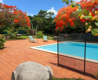 Location villa paisible  le diamant avec piscine
