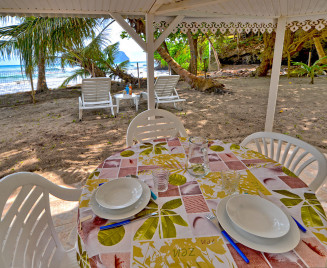 Bungalow sur la plage du diamant en location saisonnière