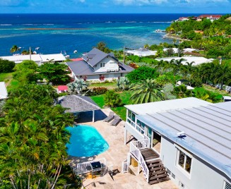 grande belle villa de luxe Familale martinique vue mer piscine