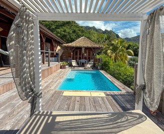 villa de la baie de grande Anse lit piscine