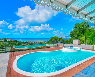 Location villa de luxe la CREOLE Martinique Trois Ilets piscine