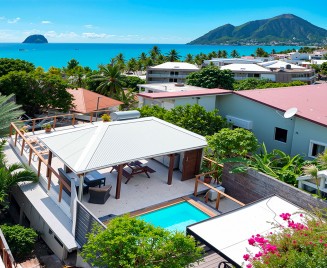 Maison piscine sur le toit du Diamant