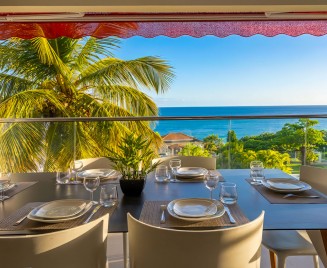 location résidence de luxe F4 schoelcher vue mer